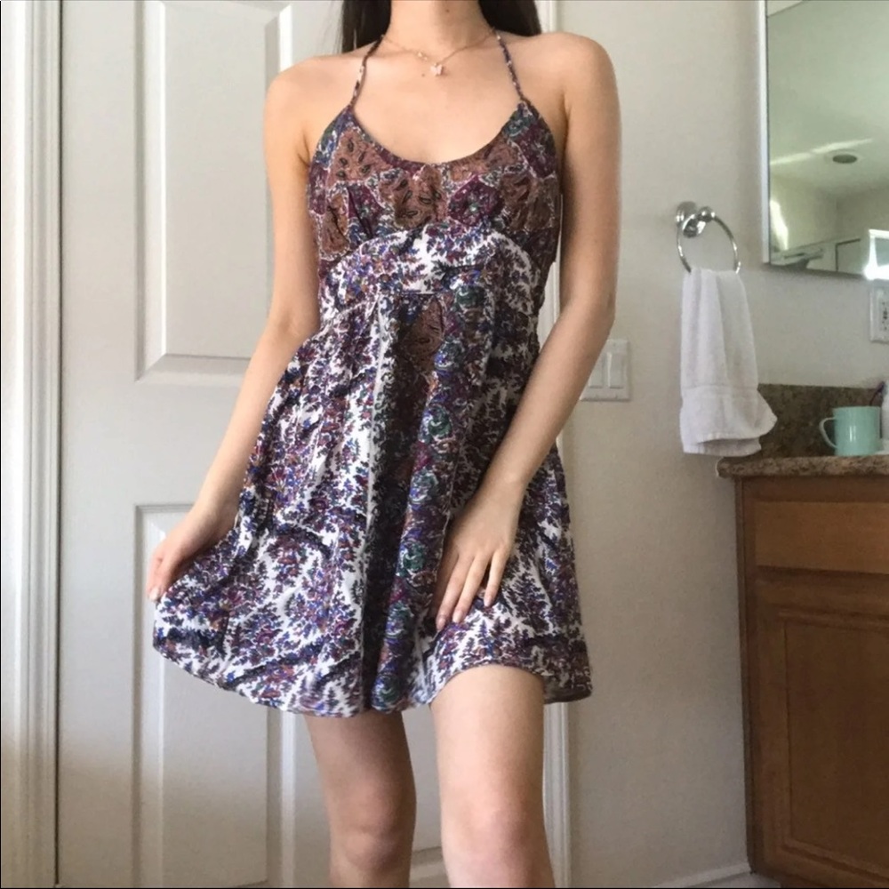 Babydoll Halter Tie Dress